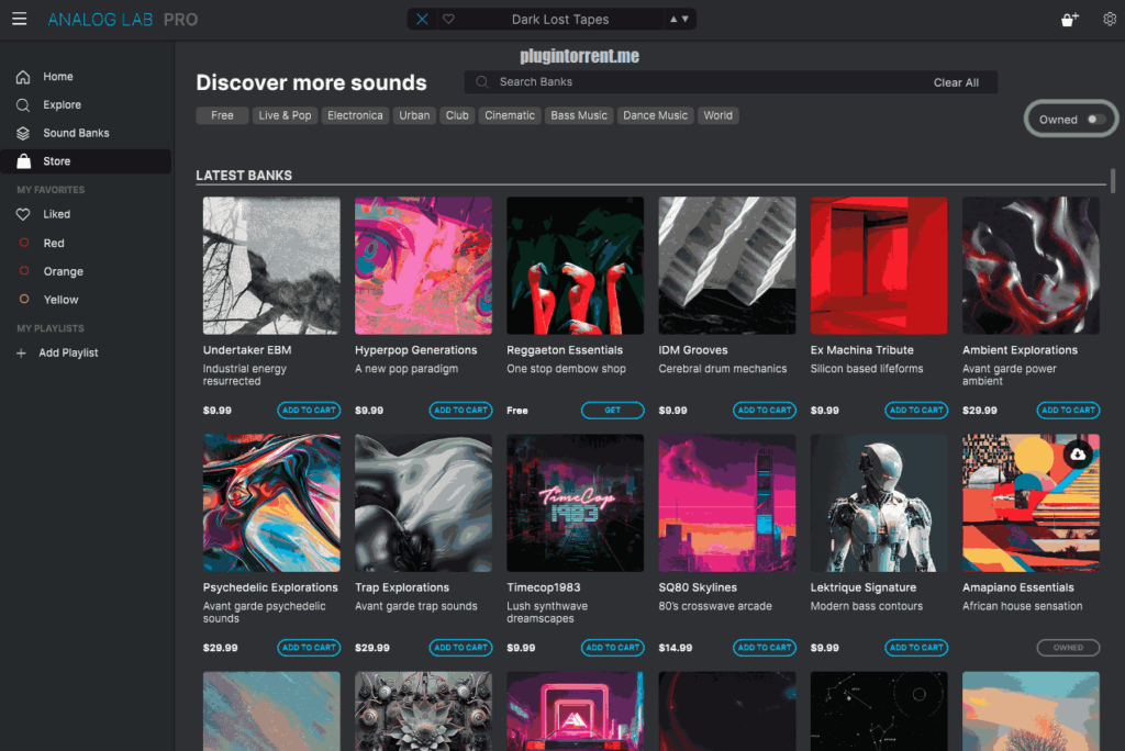 Arturia Sound Banks Bundle