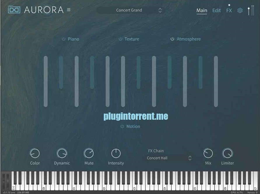 UVI Aurora Textured Piano