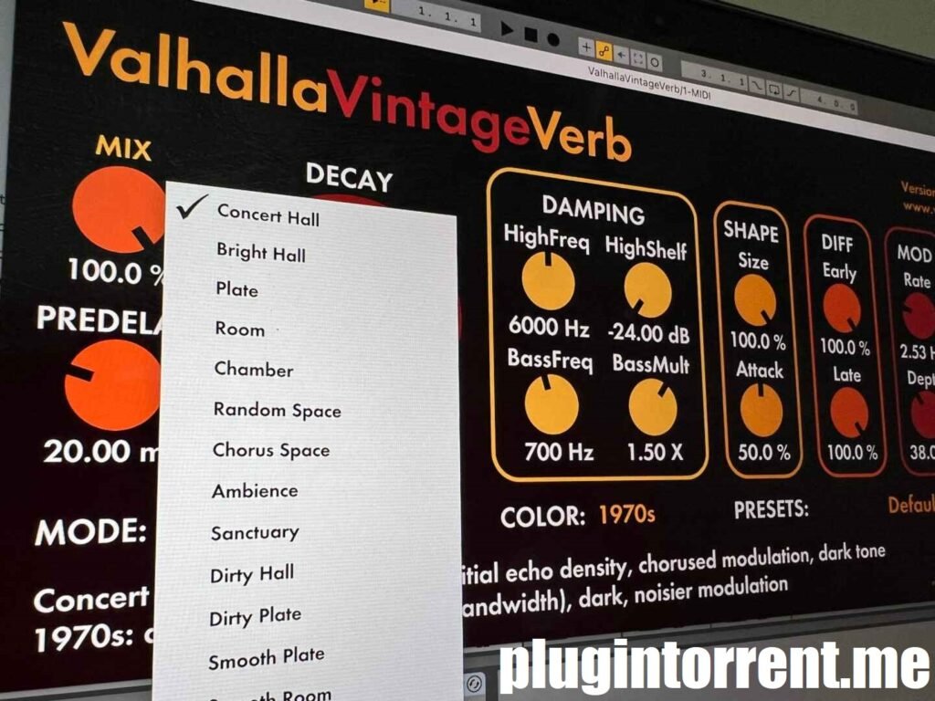 Valhalla VintageVerb
